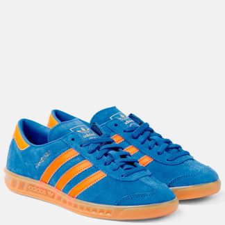 acquistare il lusso Adidas Scarpe Hamburg in pelle scamosciata blu