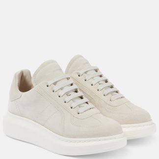 acquistare il lusso Alexander McQueen Scarpe oversize in pelle neutra