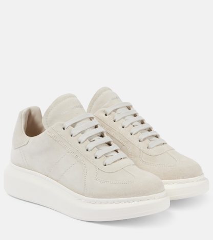 acquistare il lusso Alexander McQueen Scarpe oversize in pelle neutra