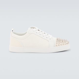 acquistare il lusso Christian Louboutin Scarpe Louis Junior Spikes in bianco