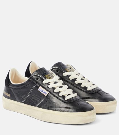 acquistare il lusso Golden Goose Scarpe Soul-Star in pelle nera