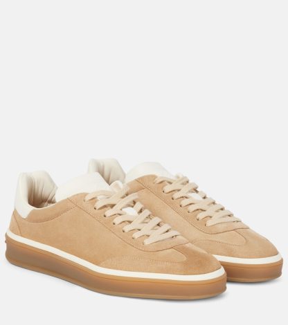 acquistare il lusso Loro Piana Scarpe Tennis Walk in pelle scamosciata beige