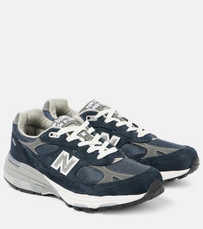 acquistare il lusso New Balance Scarpe da ginnastica Made in USA 993 in pelle scamosciata blu