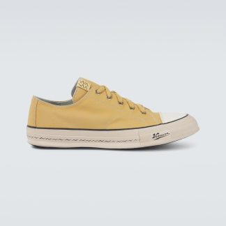 acquistare il lusso Visvim Scarpe Skagway L.T. in tela di colore giallo