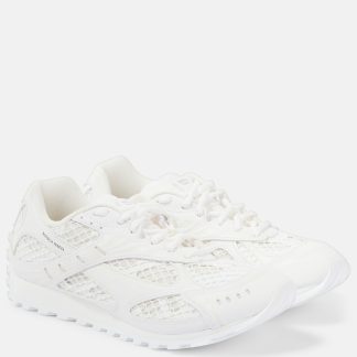 acquistare un designer Bottega Veneta Scarpe Orbit in mesh tecnico bianco