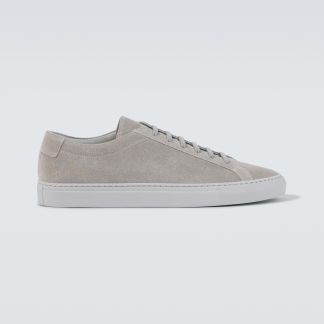 acquistare un designer Common Projects Scarpe Achilles in camoscio grigio