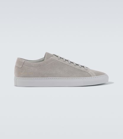 acquistare un designer Common Projects Scarpe Achilles in camoscio grigio