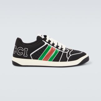 acquistare un designer Gucci Scarpe con logo Screener in nero