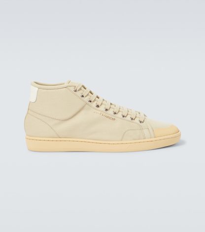 acquistare un designer Saint Laurent Scarpe Court Classic SL/39 in tela beige