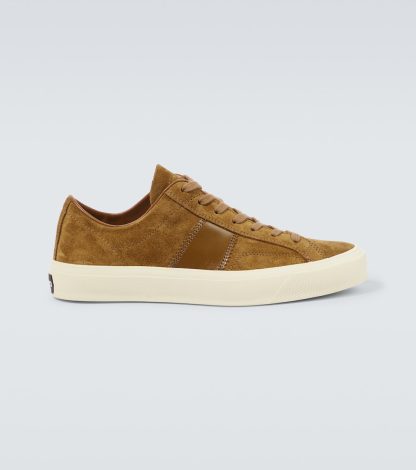 acquistare un designer Tom Ford Scarpe Cambridge in pelle scamosciata marrone