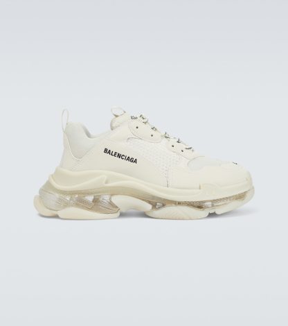 designer a basso costo Balenciaga Scarpe Triple S in bianco