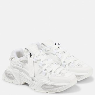 designer a basso costo Dolce & Gabbana Scarpe Airmaster in pelle scamosciata di colore bianco