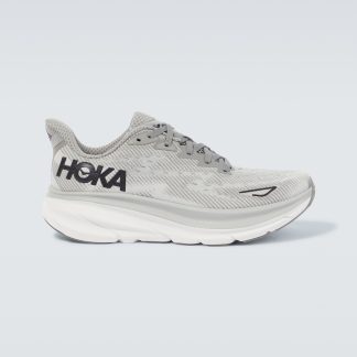 designer a basso costo Hoka One One Scarpe da corsa Clifton 9 in grigio