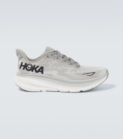 designer a basso costo Hoka One One Scarpe da corsa Clifton 9 in grigio