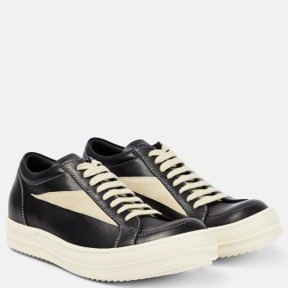 designer a basso costo Rick Owens Scarpe in pelle nera vintage