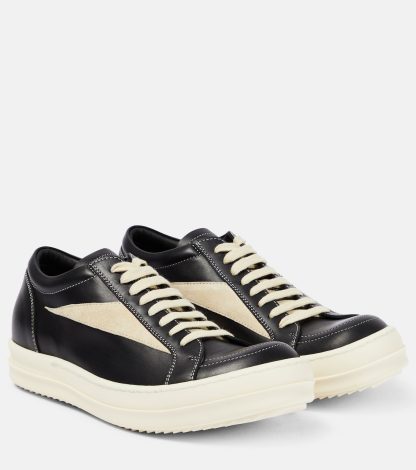 designer a basso costo Rick Owens Scarpe in pelle nera vintage