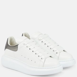 designer all'ingrosso Alexander McQueen Scarpe oversize in pelle bianca