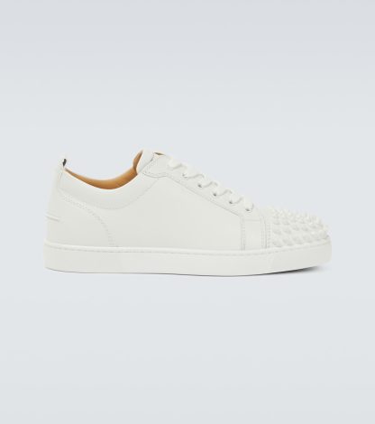 designer all'ingrosso Christian Louboutin Scarpe Louis Junior Spikes in bianco