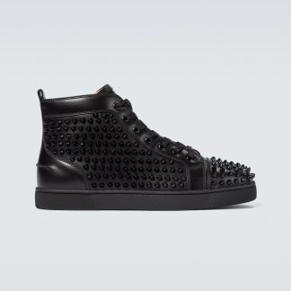 designer all'ingrosso Christian Louboutin Scarpe da ginnastica Louis Spikes in nero