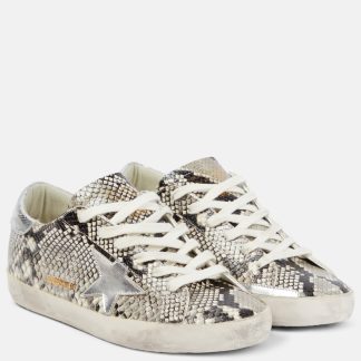 designer all'ingrosso Golden Goose Scarpe Super-Star in pelle effetto serpente multicolore