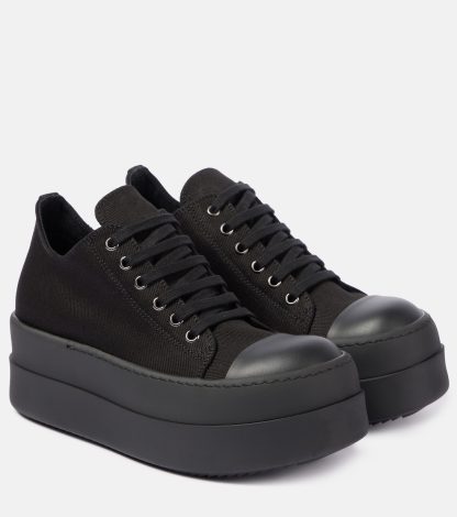 designer all'ingrosso Rick Owens DRKSHDW Scarpe con plateau in denim Double Bumper