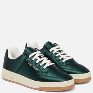 designer all'ingrosso Saint Laurent Scarpe SL/61 in raso verde