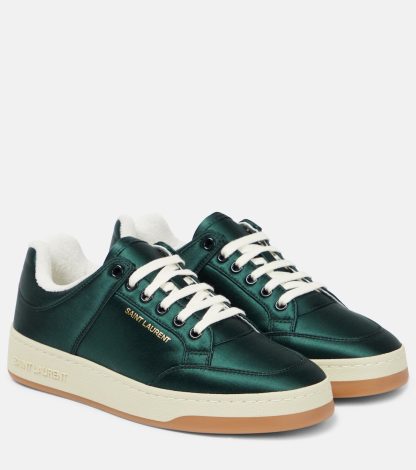 designer all'ingrosso Saint Laurent Scarpe SL/61 in raso verde