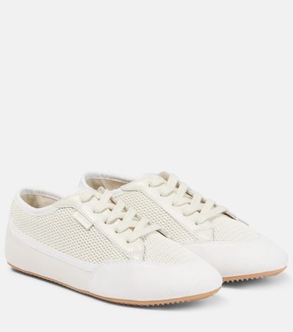 designer all'ingrosso The Row Scarpe Owen in mesh di colore bianco