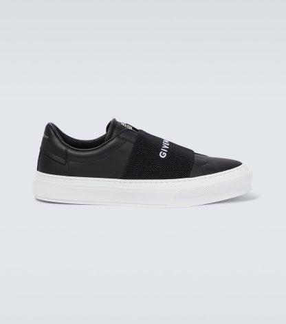 designer contraffatto Givenchy Scarpe City Sport in pelle nera