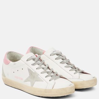 designer contraffatto Golden Goose Scarpe Super-Star in pelle bianca