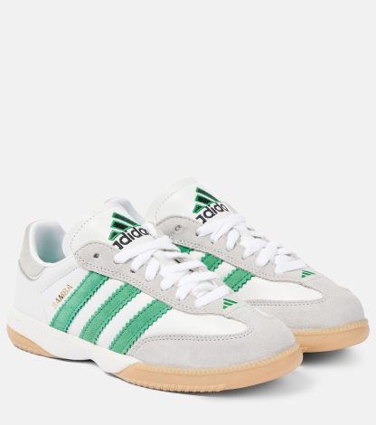 designer di alta qualità Adidas Scarpe Samba MN in pelle scamosciata di colore bianco