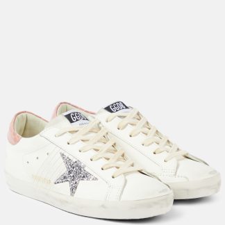 designer di alta qualità Golden Goose Scarpe Super-Star in pelle bianca