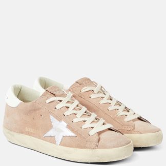 designer di alta qualità Golden Goose Scarpe Super-Star in pelle scamosciata rosa