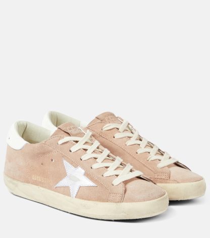 designer di alta qualità Golden Goose Scarpe Super-Star in pelle scamosciata rosa