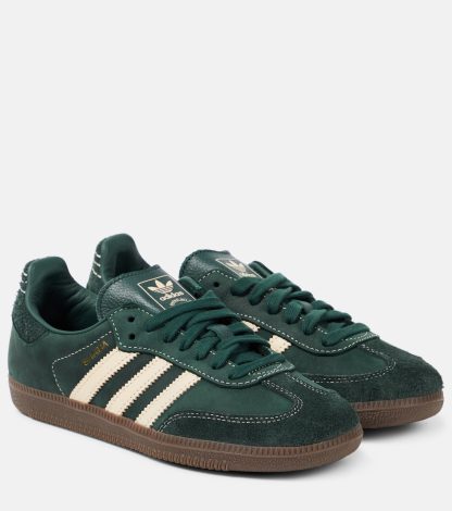 designer di moda Adidas Scarpe Samba OG in pelle verde