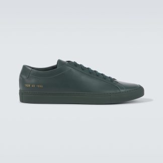 designer di moda Common Projects Scarpe Original Achilles Low in pelle verde