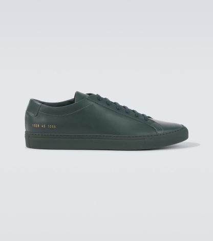 designer di moda Common Projects Scarpe Original Achilles Low in pelle verde