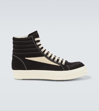 designer di moda DRKSHDW by Rick Owens Scarpe da ginnastica di tela in nero