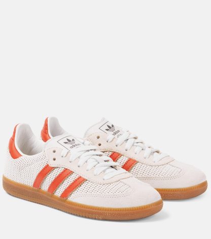 designer di vendita calda Adidas Scarpe Samba OG in pelle scamosciata di colore bianco