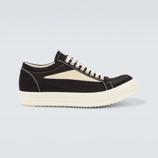 designer di vendita calda DRKSHDW by Rick Owens Scarpe da ginnastica di tela in nero