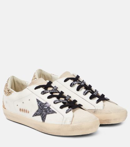 designer di vendita calda Golden Goose Scarpe Super-Star in pelle bianca