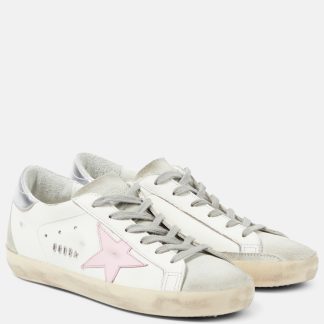 designer di vendita calda Golden Goose Scarpe Super-Star in pelle bianca