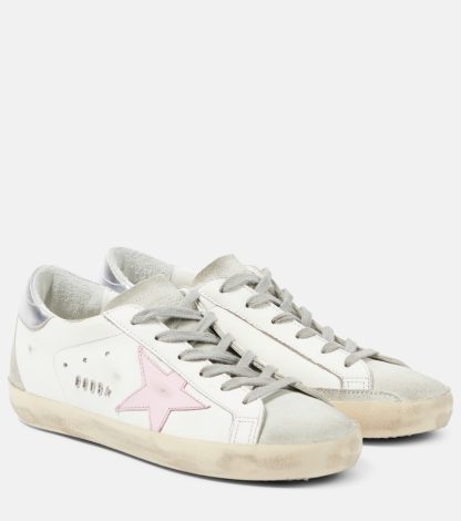 designer di vendita calda Golden Goose Scarpe Super-Star in pelle bianca