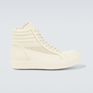 designer di vendita calda Rick Owens Scarpe alte Hi Vintage in pelle gialla