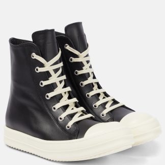 designer di vendita calda Rick Owens Scarpe alte in pelle multicolore