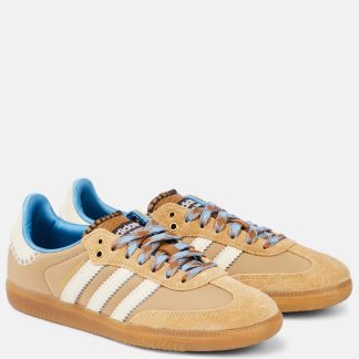 lusso all'ingrosso Adidas x Wales Bonner Scarpe Samba in pelle beige