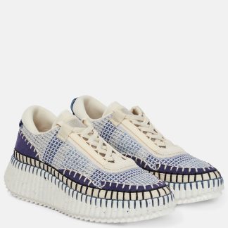 lusso all'ingrosso Chloé Scarpe Nama in mesh blu