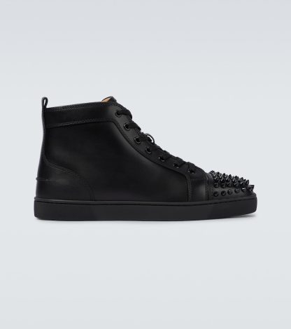 lusso all'ingrosso Christian Louboutin Scarpe da ginnastica Louis Junior Spikes in nero