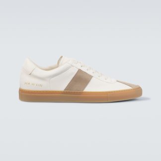 lusso all'ingrosso Common Projects Scarpe Tennis in pelle scamosciata di colore bianco