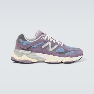 lusso all'ingrosso New Balance Scarpe 9060 in pelle grigia